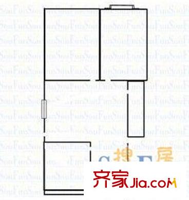 平陽路農(nóng)機宿舍 2室 戶型圖