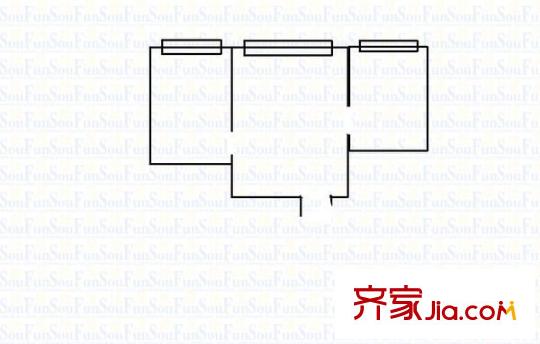 茂業(yè)百貨 2室 戶型圖