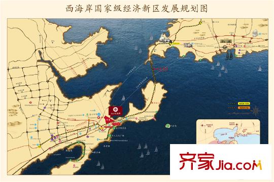 海爾山海灣區(qū)位圖