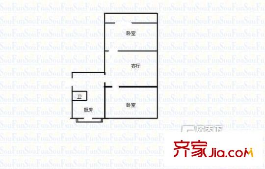太原 化工研究所宿舍 戶型圖