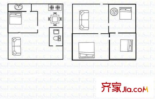 景澤苑 3室 戶型圖