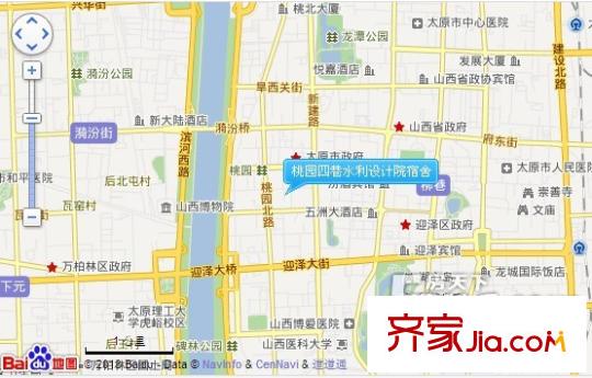 桃園四巷水利設(shè)計院宿舍交通圖太原  
