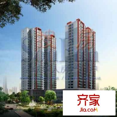 翰府外景圖中庭透視