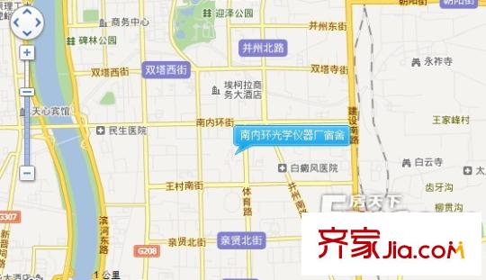 南內(nèi)環(huán)光學(xué)儀器廠宿舍交通圖太原  