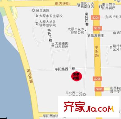 安泰花園交通圖