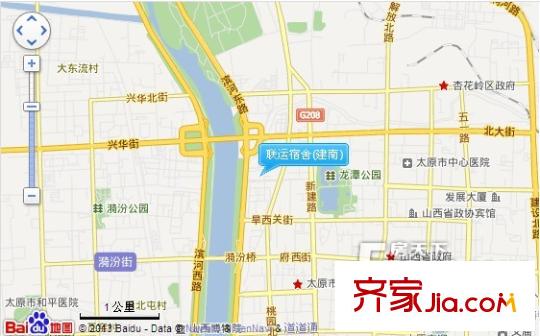聯(lián)運宿舍交通圖太原  