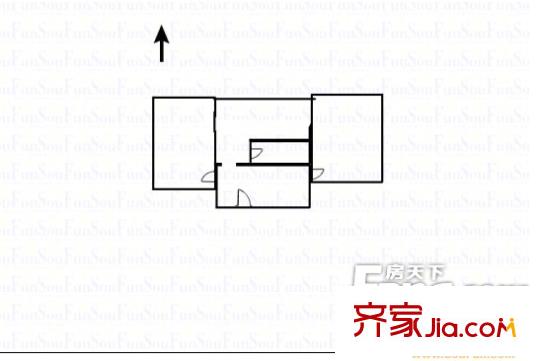 太原 市五交化公司宿舍 戶型圖