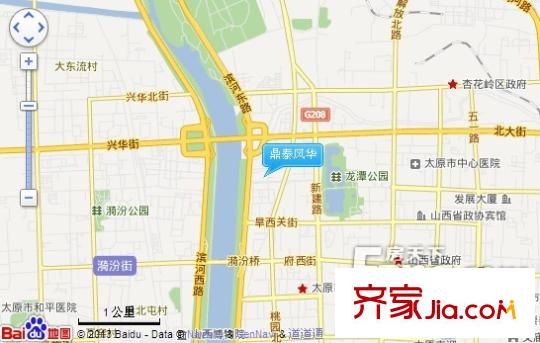 鼎太風(fēng)華交通圖太原 鼎泰風(fēng)華 