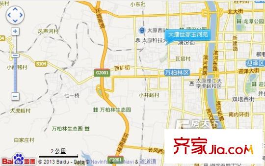 大唐世家玉河苑交通圖太原  