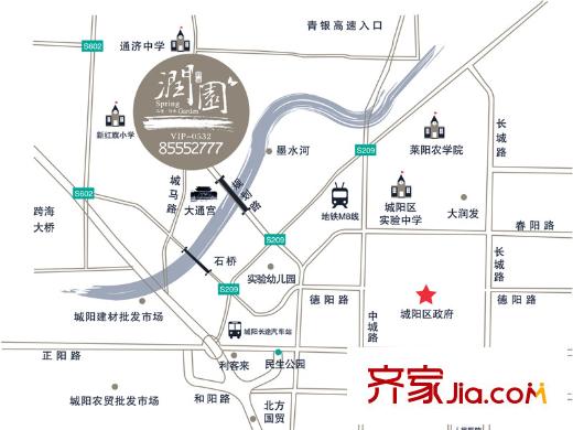 潤(rùn)通潤(rùn)園交通圖