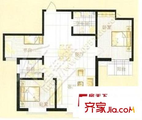 康寧小區(qū)綜合樓 0室 戶型圖