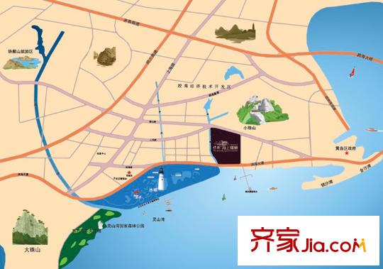 保利海上羅蘭區(qū)位圖