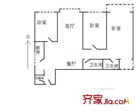煤氣化東區(qū)宿舍 戶型圖