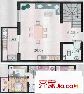 太原 精英家園 戶型圖
