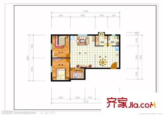 太原 白鴿服裝廠宿舍 戶型圖