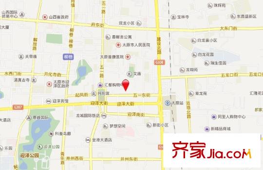 太師一附小宿舍交通圖太原  