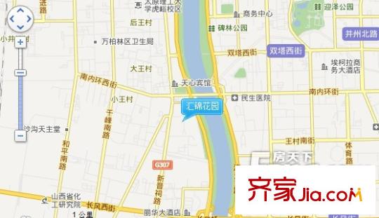 匯錦花園交通圖太原  