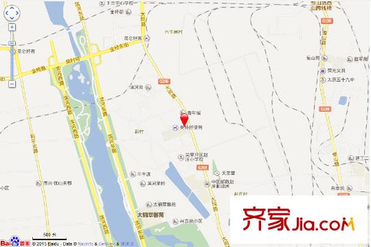 濱河城?左岸交通圖