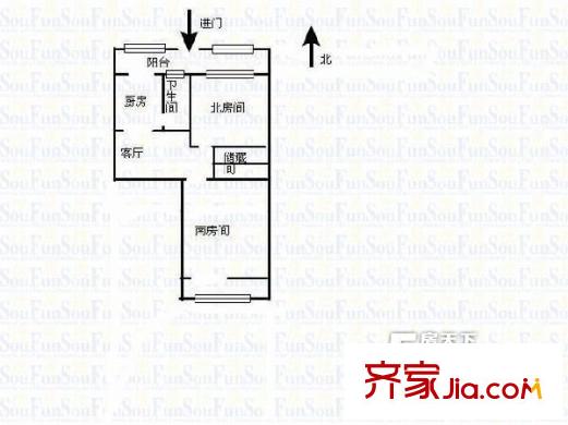 太原 老軍營北區(qū) 戶型圖