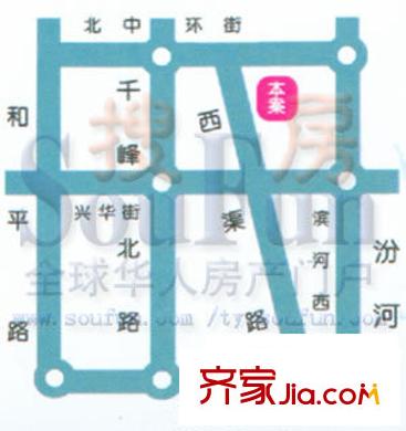 景都花苑交通圖