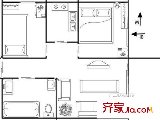 太原 泛華盛世 戶型圖