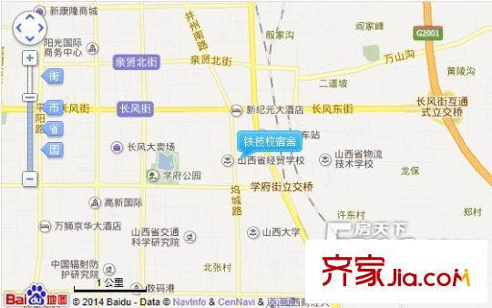 鐵技校宿舍交通圖太原  