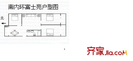 富士苑 0室 戶型圖
