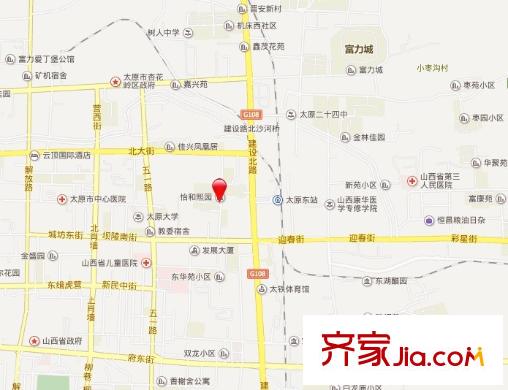 怡和熙園交通圖太原  