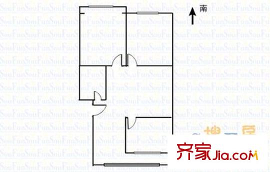 菜園小區(qū) 3室 戶型圖