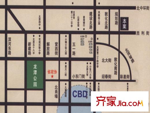 美域中央交通圖