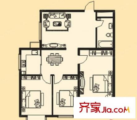 太原 錦都苑 戶型圖