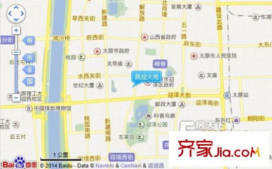 凱旋大地交通圖太原  