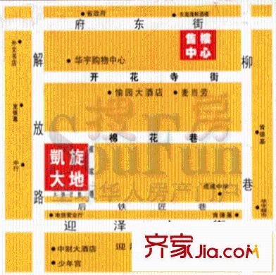 凱旋大地交通圖
