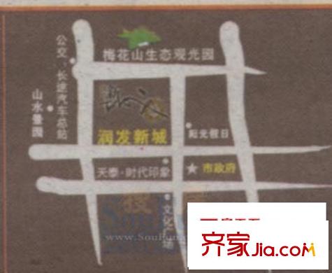 潤(rùn)發(fā)新城別墅交通圖