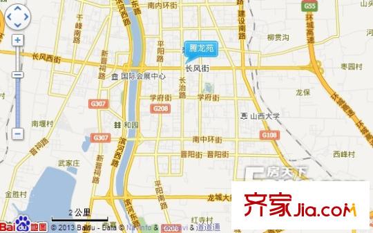 騰龍苑交通圖太原  