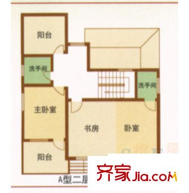 銀泰紫荊城別墅戶型圖銀泰紫荊城 戶型圖 3室2衛(wèi)