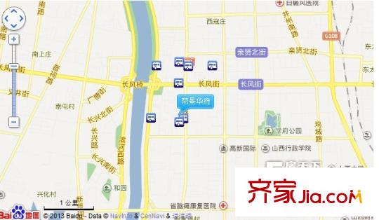 帝景華府交通圖太原  