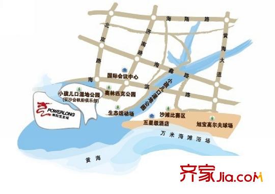 海陽寶龍城交通圖