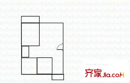綠軍苑 4室 戶型圖