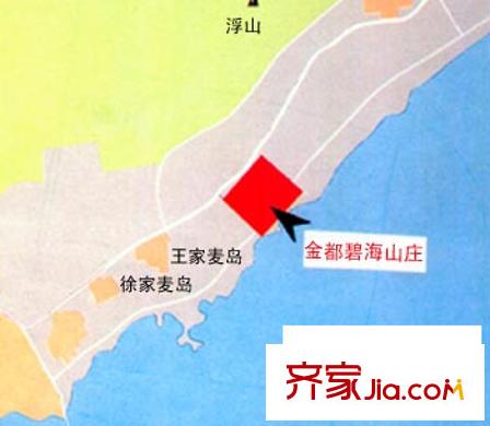 金都碧海山莊別墅交通圖