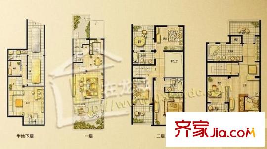 華宇綠洲二期 2室 戶型圖