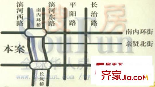 長島國際交通圖