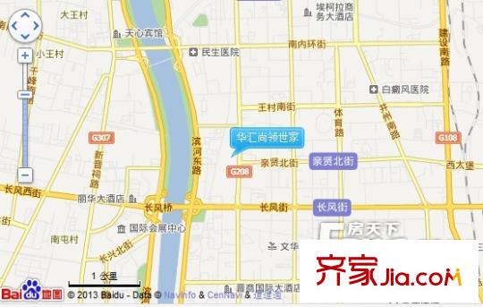 華匯尚領世家交通圖太原  