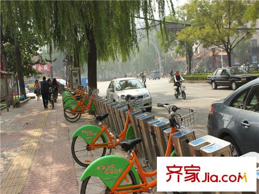 太原萬達(dá)公館周邊公共自行車停靠點
