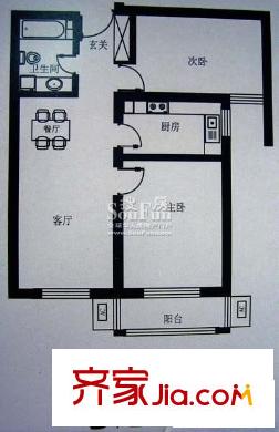 五龍花園戶型圖樣板間 