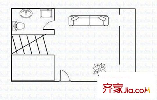 飛云花園 4室 戶型圖
