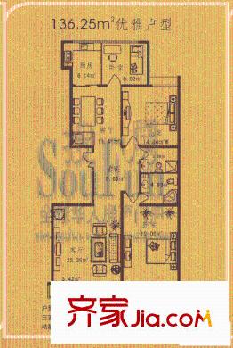 太原 辰憬家園 戶型圖
