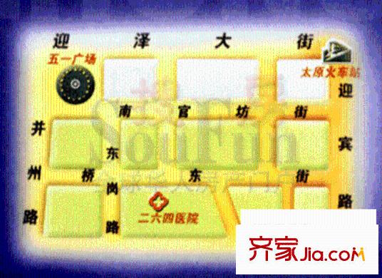 橋東小區(qū)交通圖