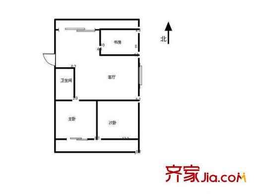 鴻峰東花園 3室 戶型圖