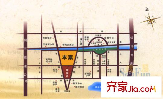 皇騏河濱華庭交通圖